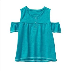 NWT Summer Teal Short Sleeve Top 3T